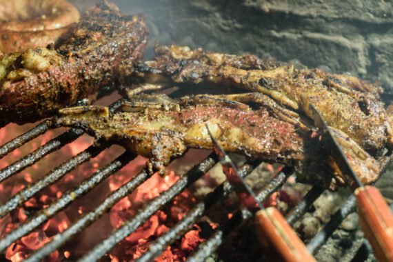 asado en familia